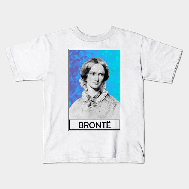 Charlotte Bronte Kids T-Shirt by TheLiterarian